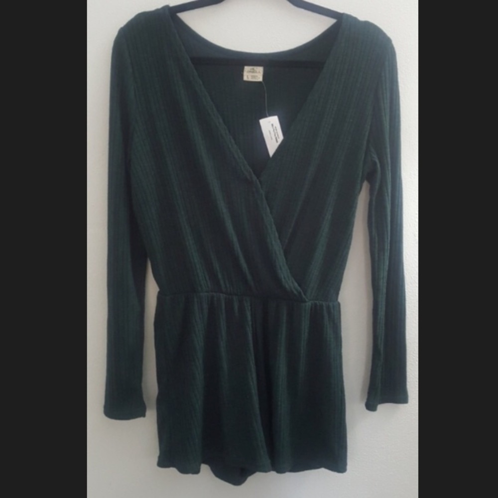 Dark Green romper